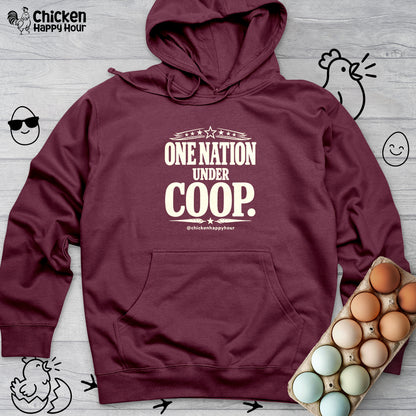 One Nation Under Coop Hooded Sweatshirt