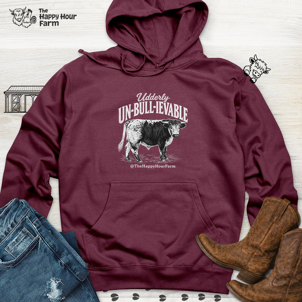 Udderly UN-BULL-IEVABLE Hooded Sweatshirt