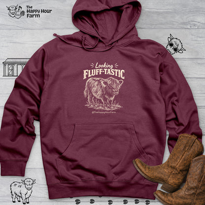 Looking FLUFF-TASTIC Hooded Sweatshirt