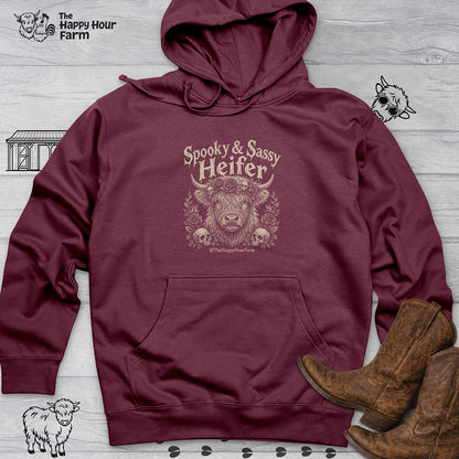 Spooky & Sassy Heifer Hooded Sweatshirt