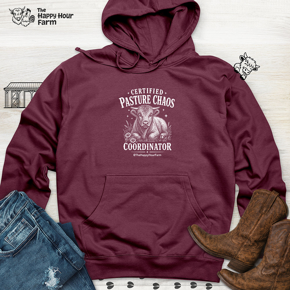 Certified Pasture Chaos Coordinator Hooded Sweatshirt