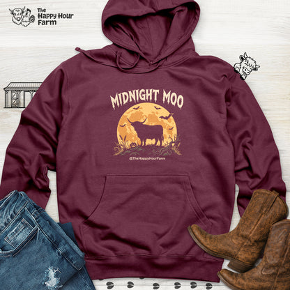 Midnight Moo Hooded Sweatshirt