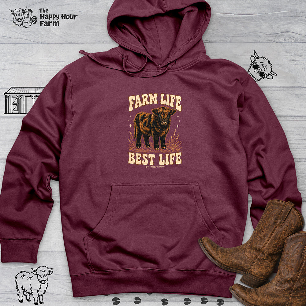 Farm Life Best Life Hooded Sweatshirt