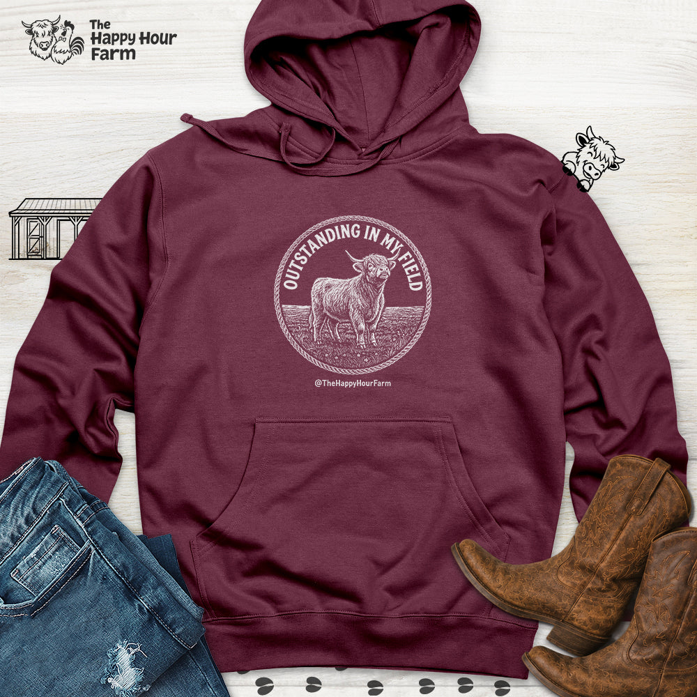 Outstanding In My Field Hooded Sweatshirt