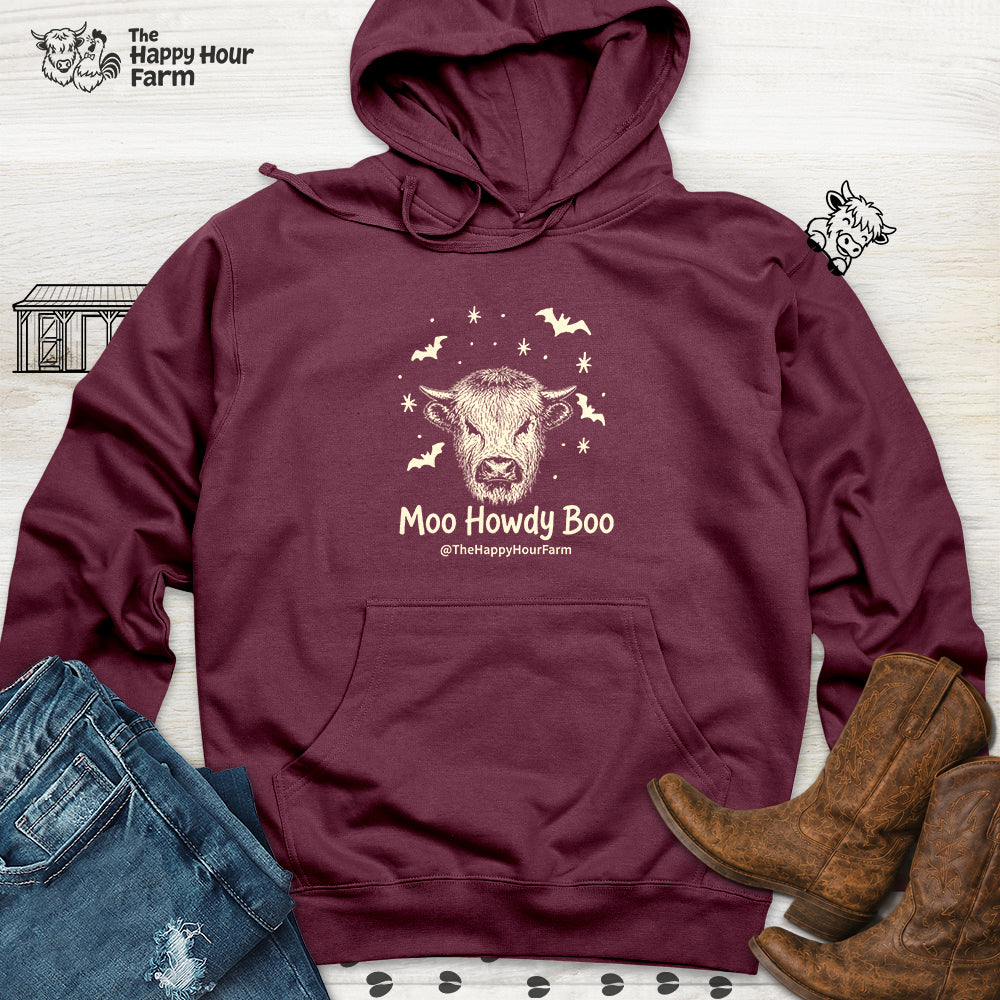 Moo Howdy Boo Hooded Sweatshirt