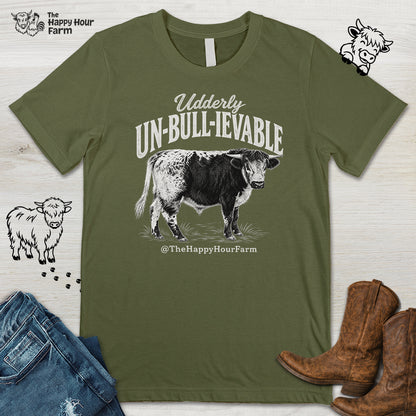 Udderly UN-BULL-IEVABLE Unisex Tee