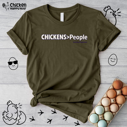 CHICKENS People Unisex Tee