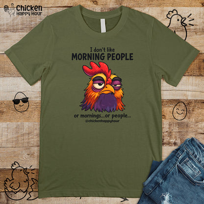 I Don't Like Morning People Unisex Tee