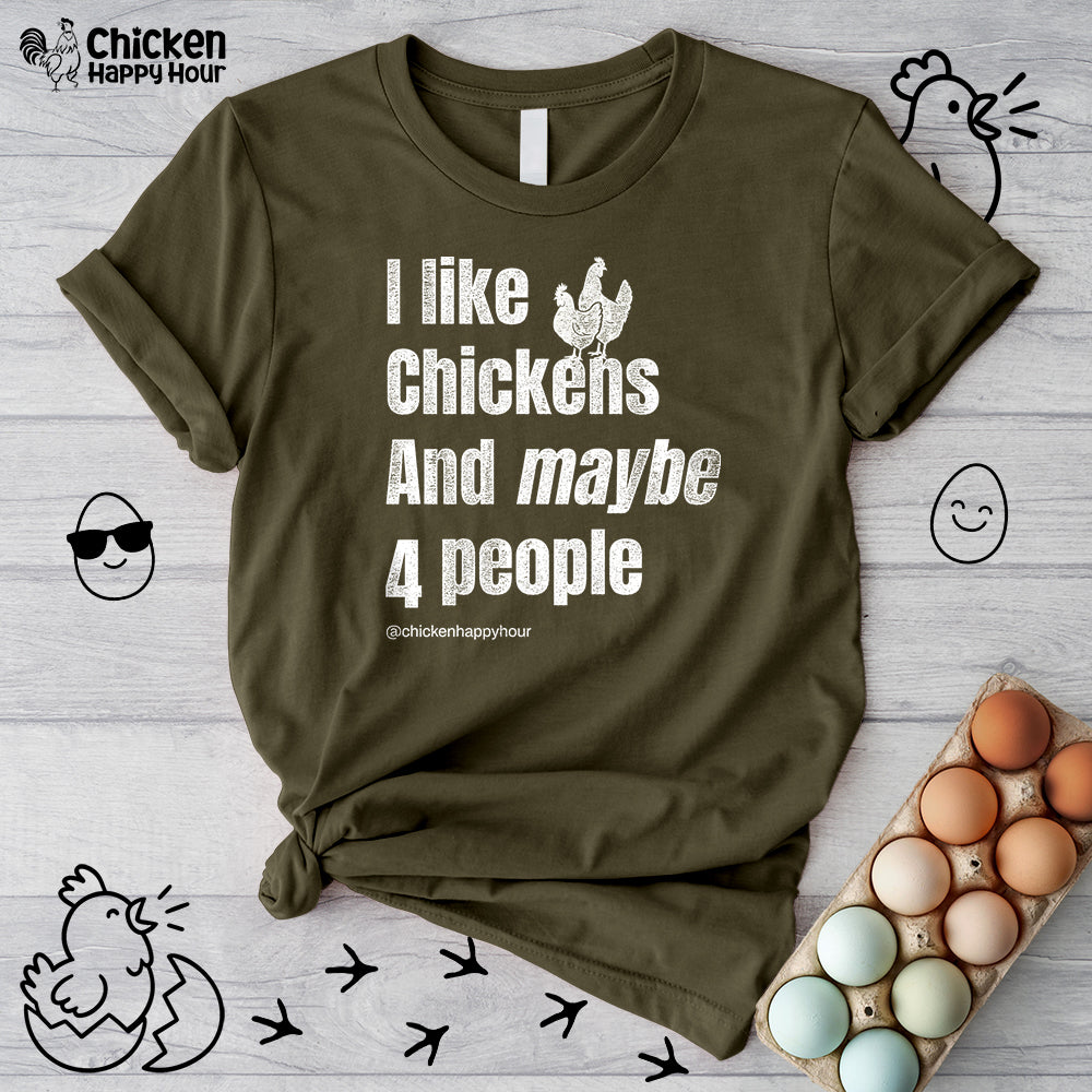 I Like Chickens Unisex Tee