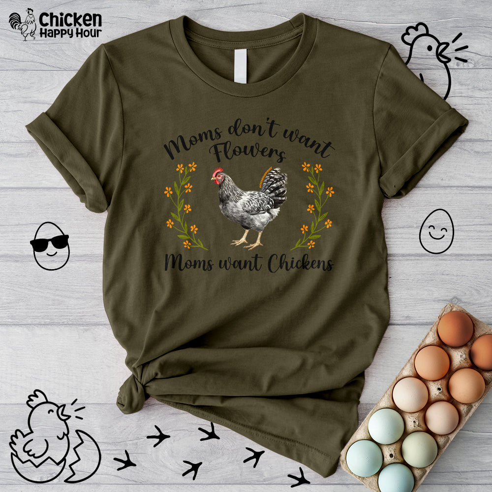 Moms Want Chickens Unisex Tee