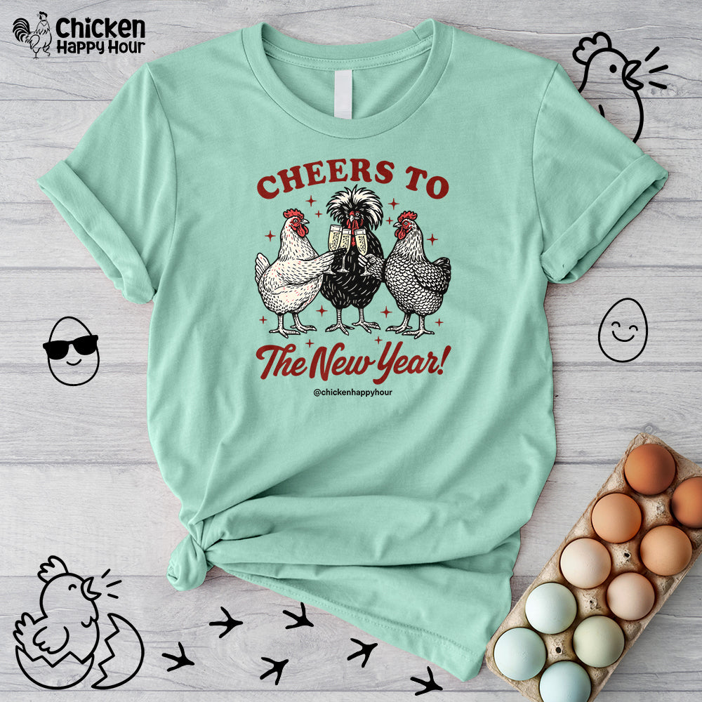 Cheers to The New Year Unisex Tee