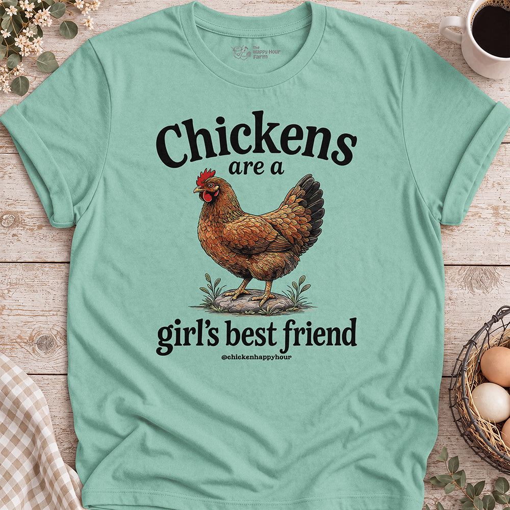 Chickens Are A Girl’s Best Friend Unisex Tee