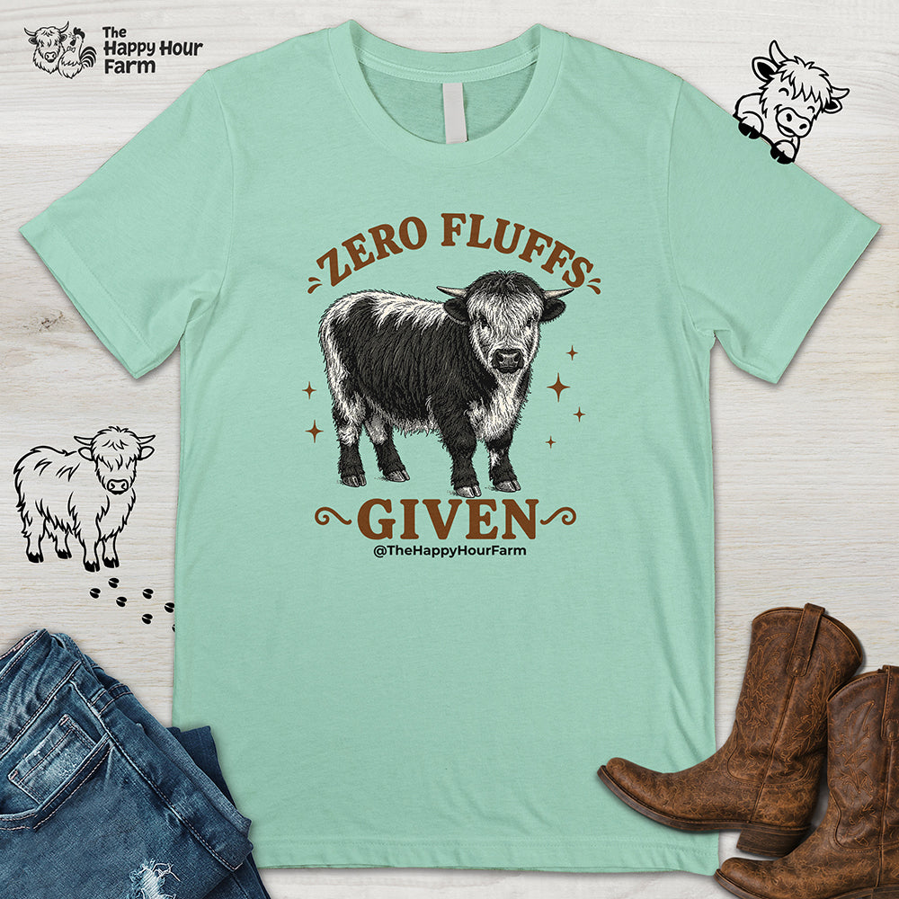 Zero Fluffs Given Unisex Tee