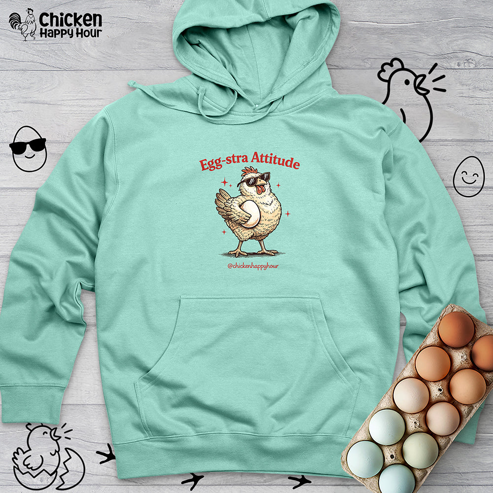 Egg-stra Attitude Hooded Sweatshirt