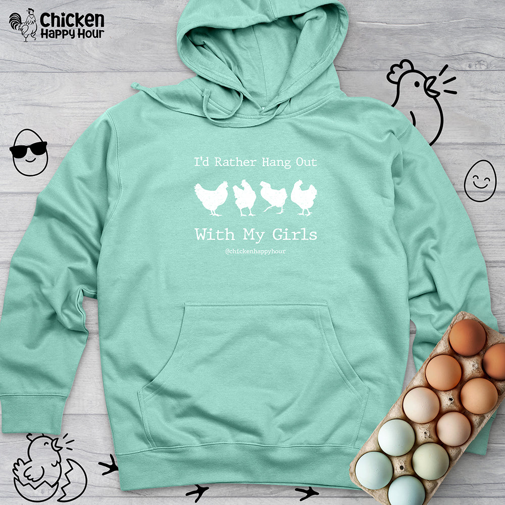 I'd Rather Hang Out Hooded Sweatshirt