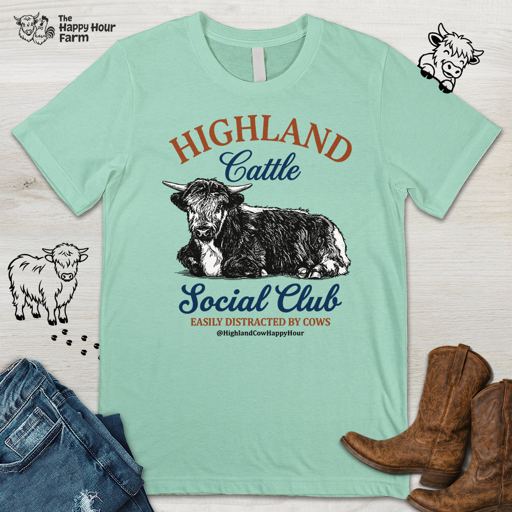 Highland Cattle Social Club Unisex Tee