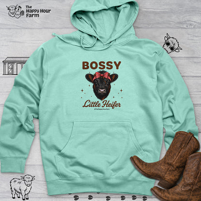Bossy Little Heifer Hooded Sweatshirt