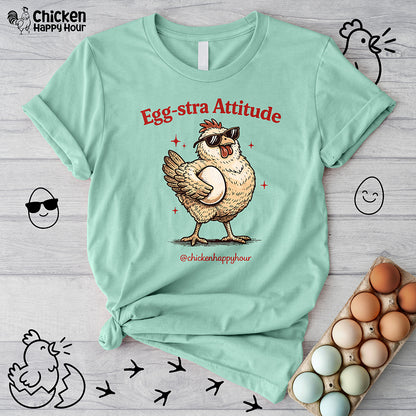 Egg-stra Attitude Unisex Tee