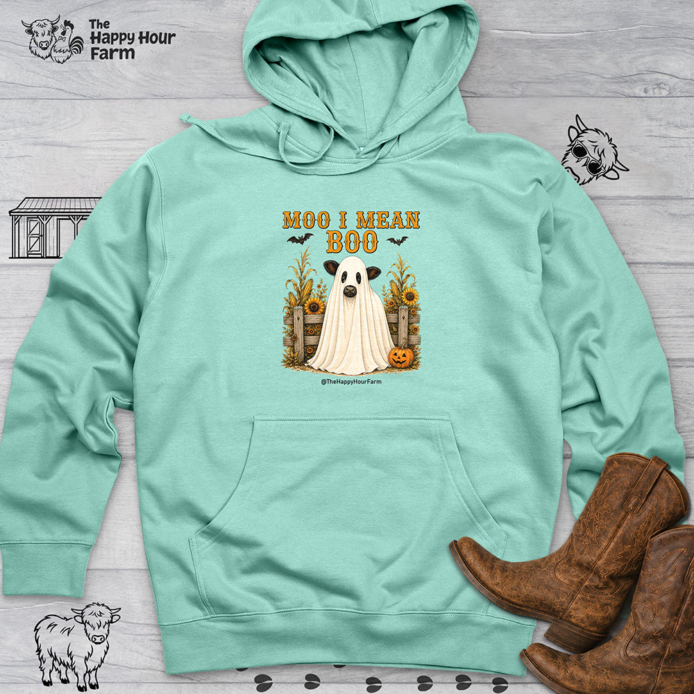 Moo I Mean Boo 2 Hooded Sweatshirt