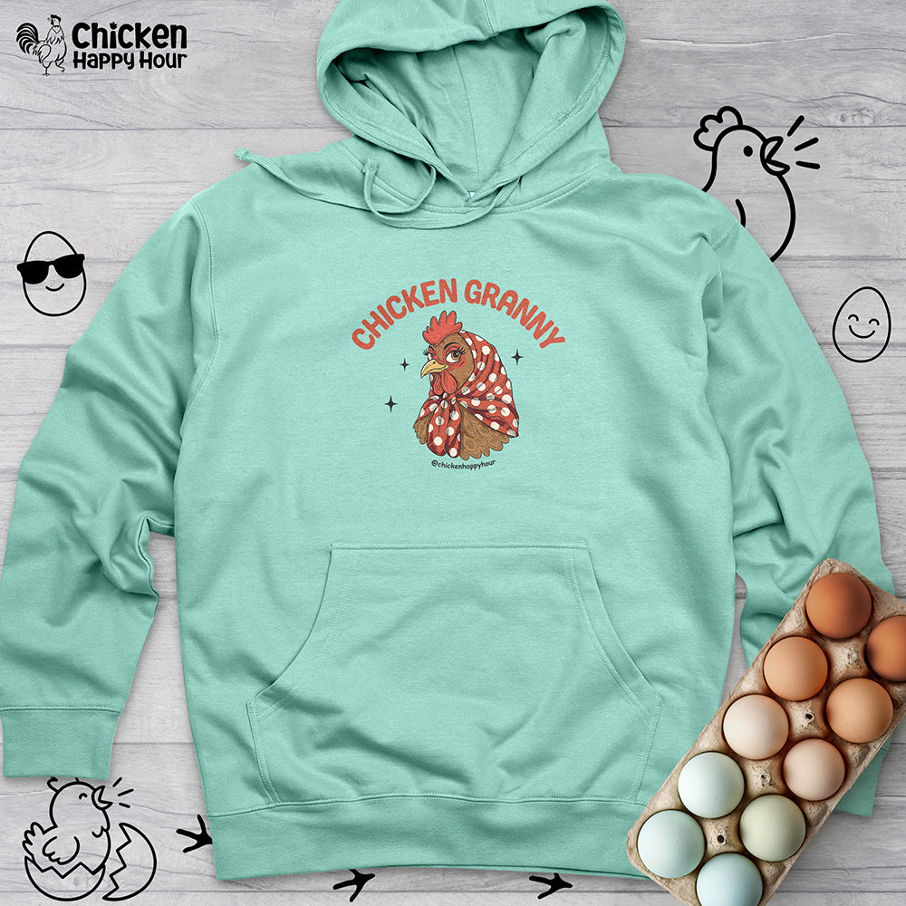 Chicken Granny Hooded Sweatshirt