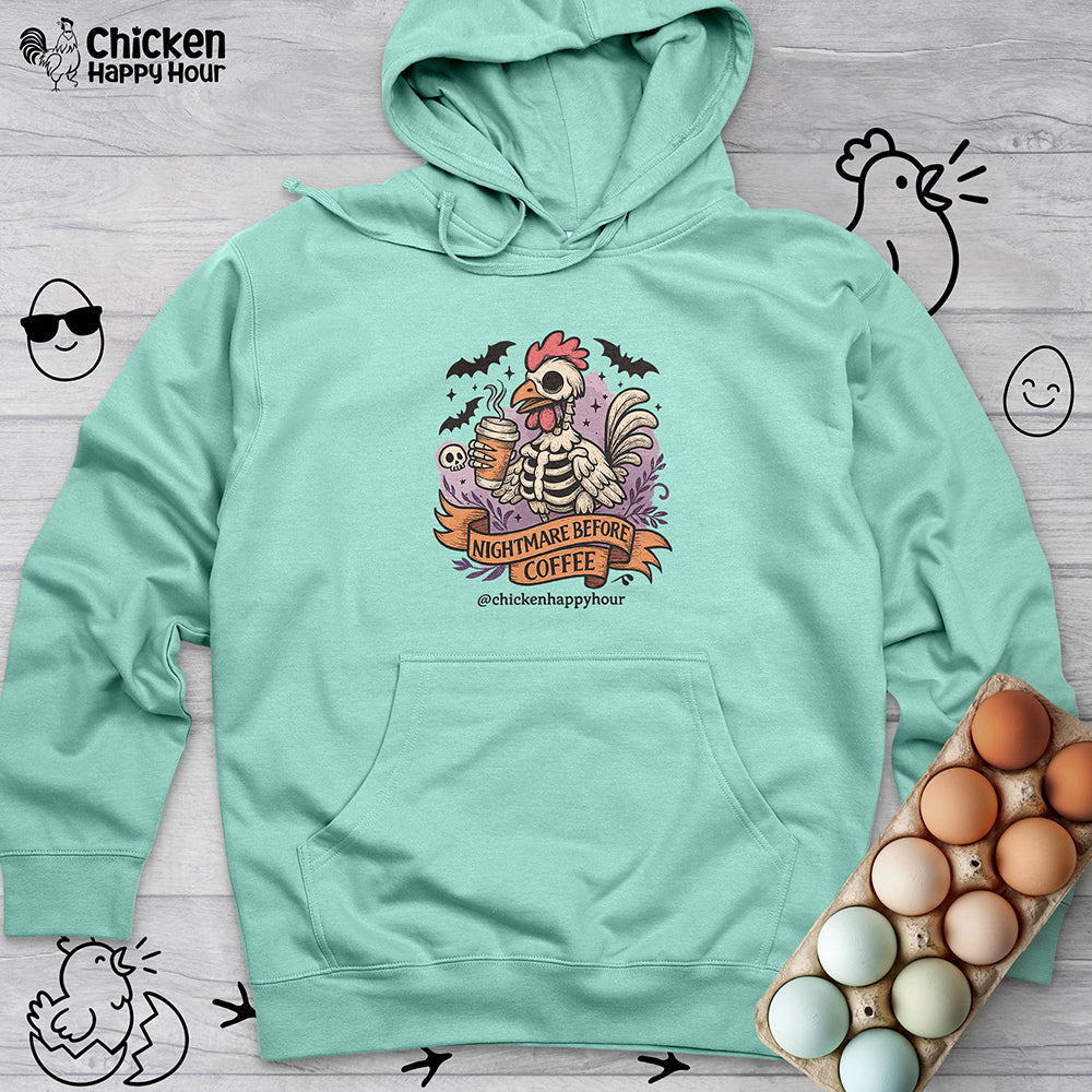 Nightmare Before Coffee Hooded Sweatshirt