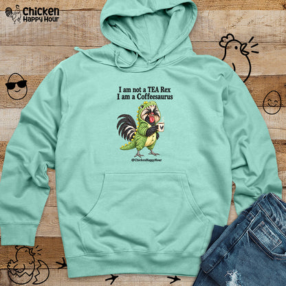 I Am a Coffeesaurus Hooded Sweatshirt