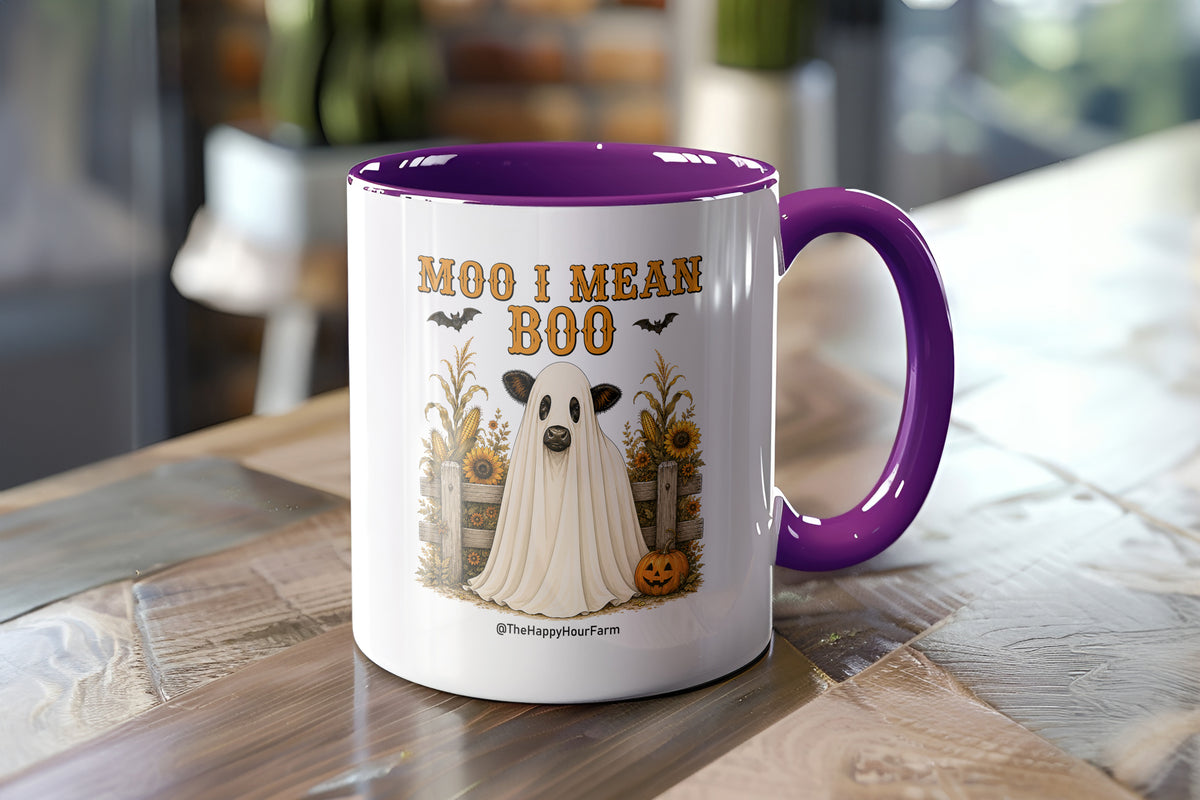 Moo I Mean Boo 2 Coffee Mug