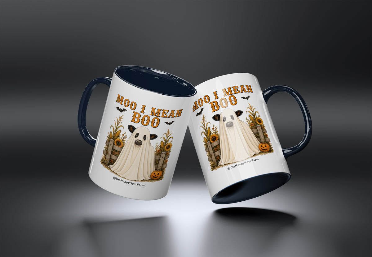 Moo I Mean Boo 2 Coffee Mug