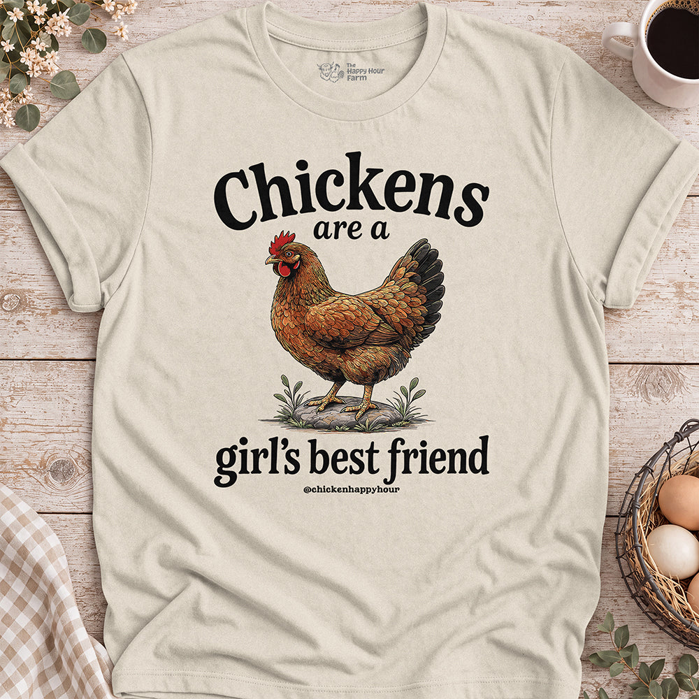 Chickens Are A Girl’s Best Friend Unisex Tee