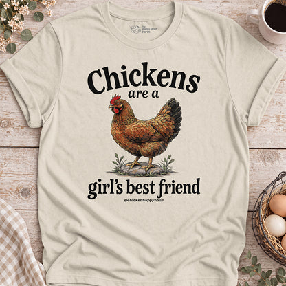Chickens Are A Girl’s Best Friend Unisex Tee