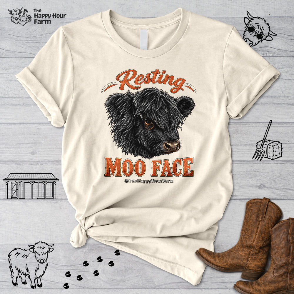 Resting MOO FACE Unisex Tee