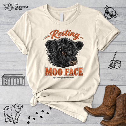 Resting MOO FACE Unisex Tee