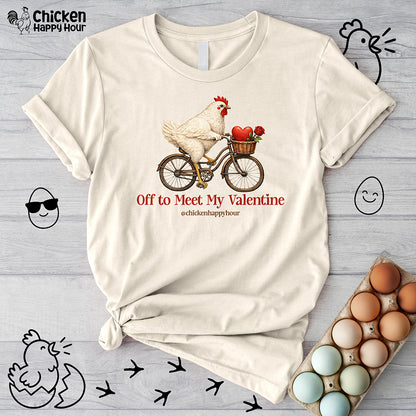 Off to Meet My Valentine Unisex Tee