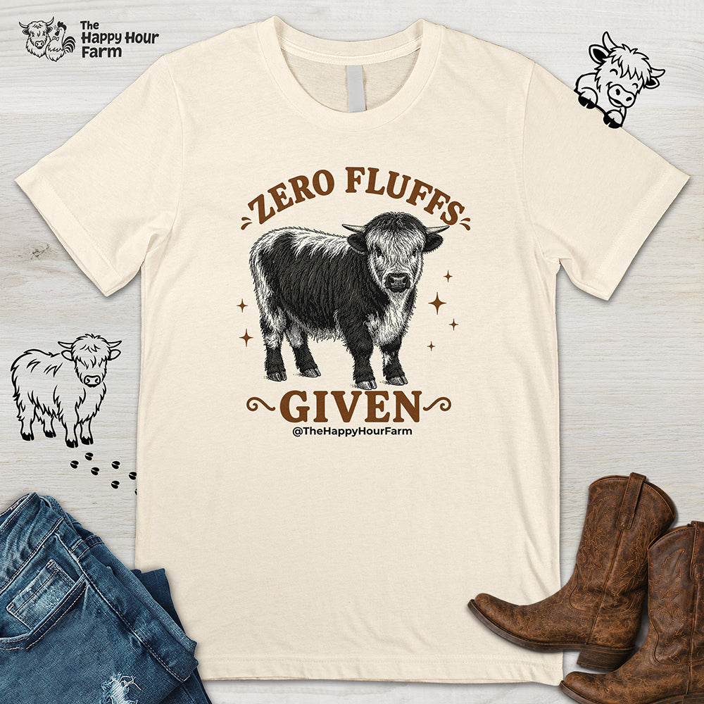 Zero Fluffs Given Unisex Tee