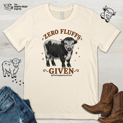 Zero Fluffs Given Unisex Tee
