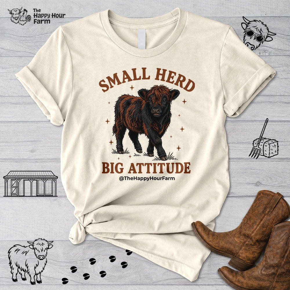 Small Herd Big Attitude Unisex Tee