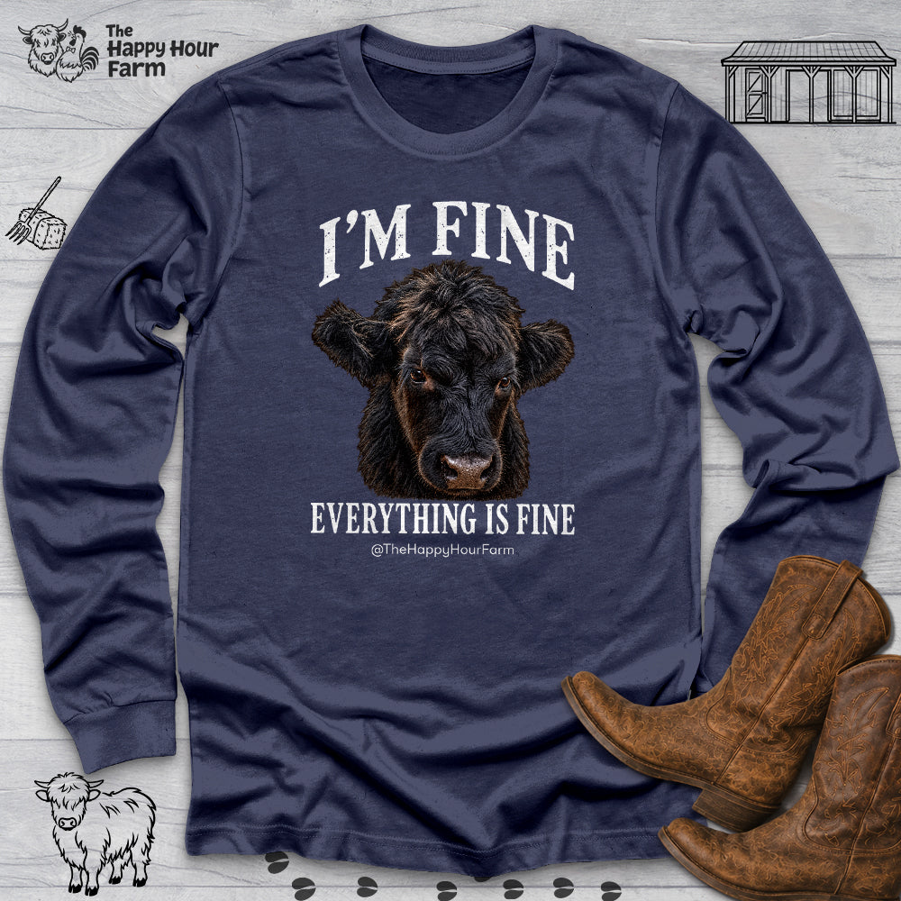 I'm Fine Everything Is Fine Long Sleeve