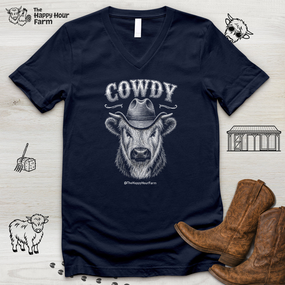 Cowdy V-Neck Tee