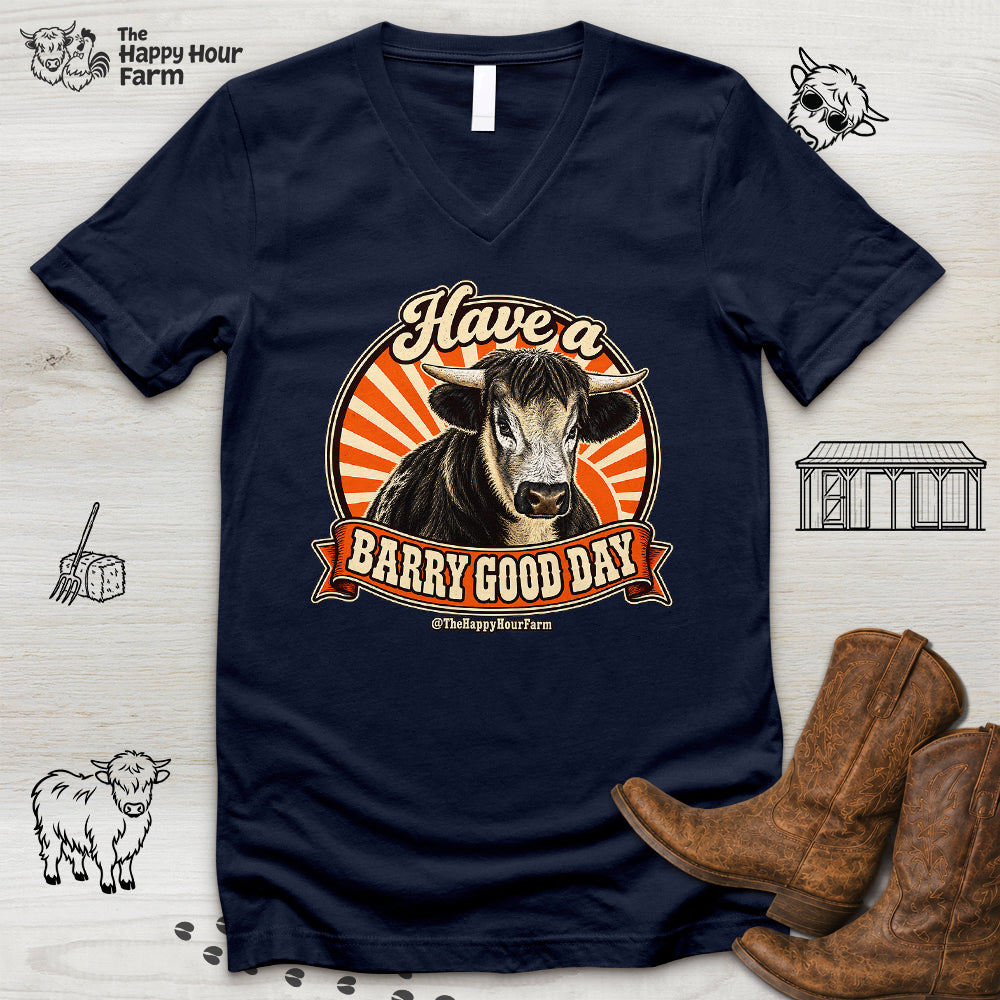 Have a BARRY Good Day V-Neck Tee