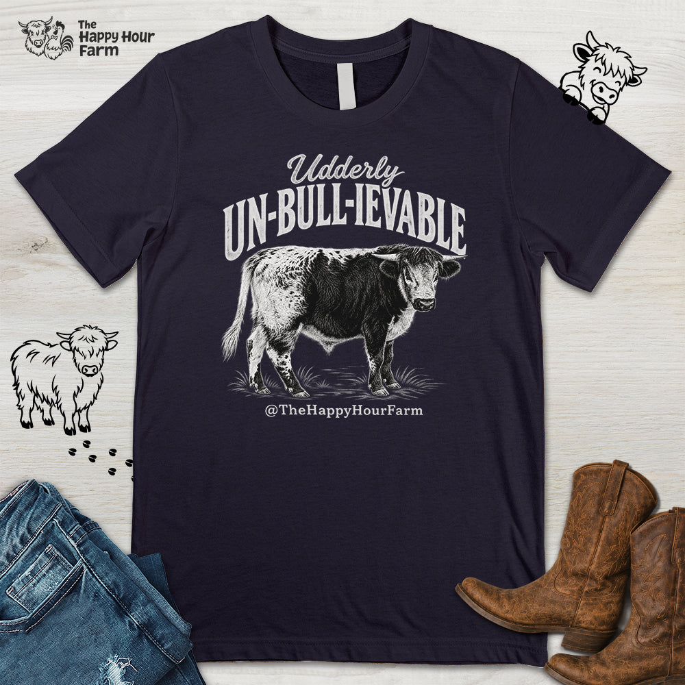 Udderly UN-BULL-IEVABLE Unisex Tee