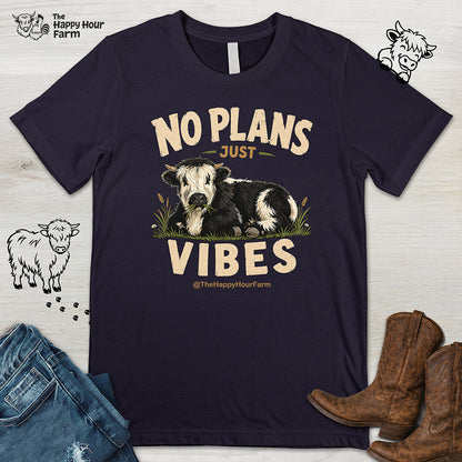 No Plan Just Vibes Unisex Tee