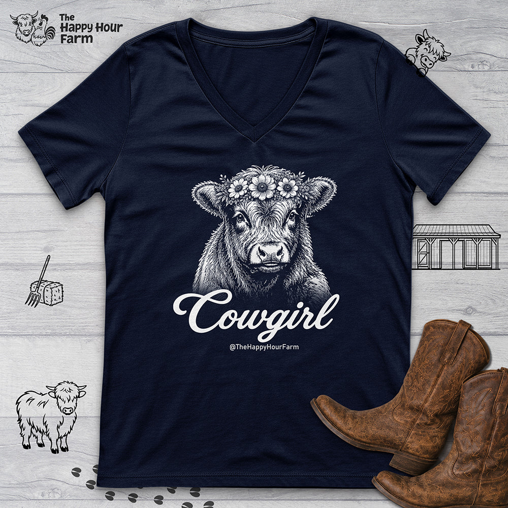 Cowgirl V-Neck Tee