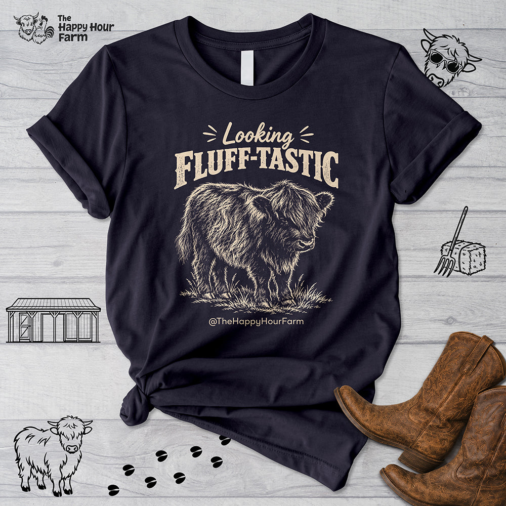 Looking FLUFF-TASTIC Unisex Tee