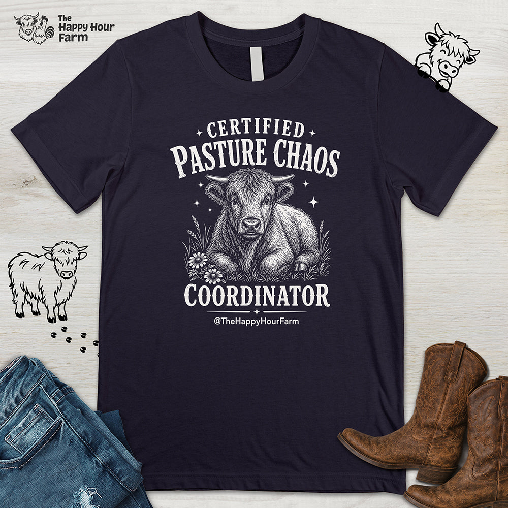Certified Pasture Chaos Coordinator Unisex Tee
