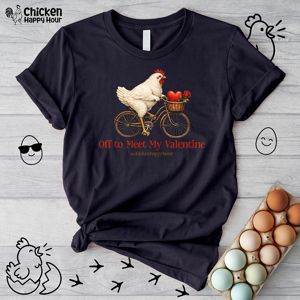 Off to Meet My Valentine Unisex Tee