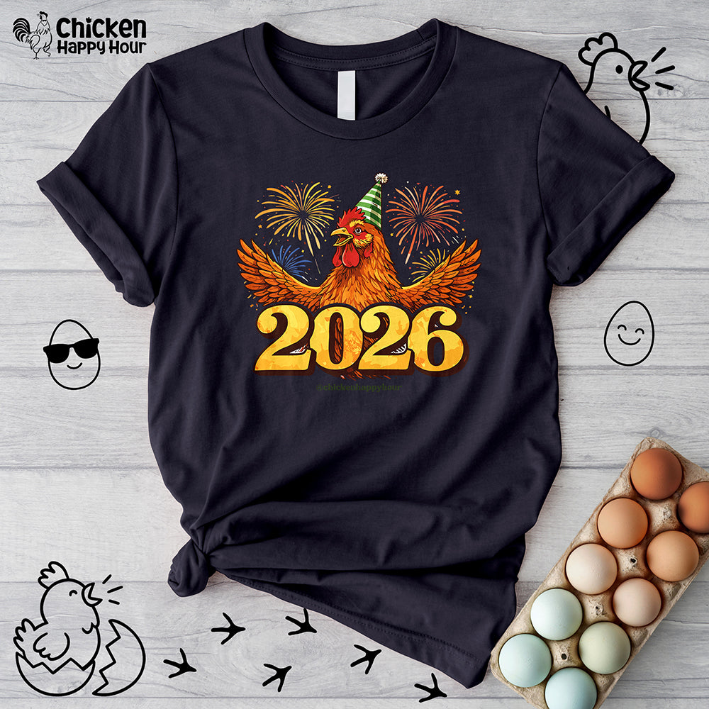 New Year Chicken 2026 Unisex Tee