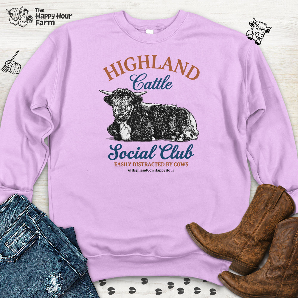 Highland Cattle Social Club Sweatshirt