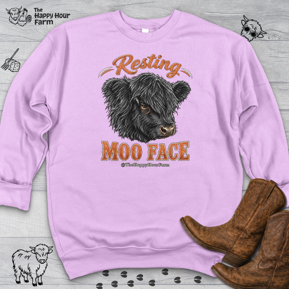 Resting MOO FACE Sweatshirt