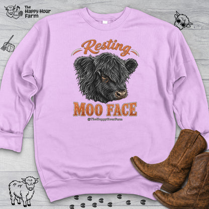 Resting MOO FACE Sweatshirt