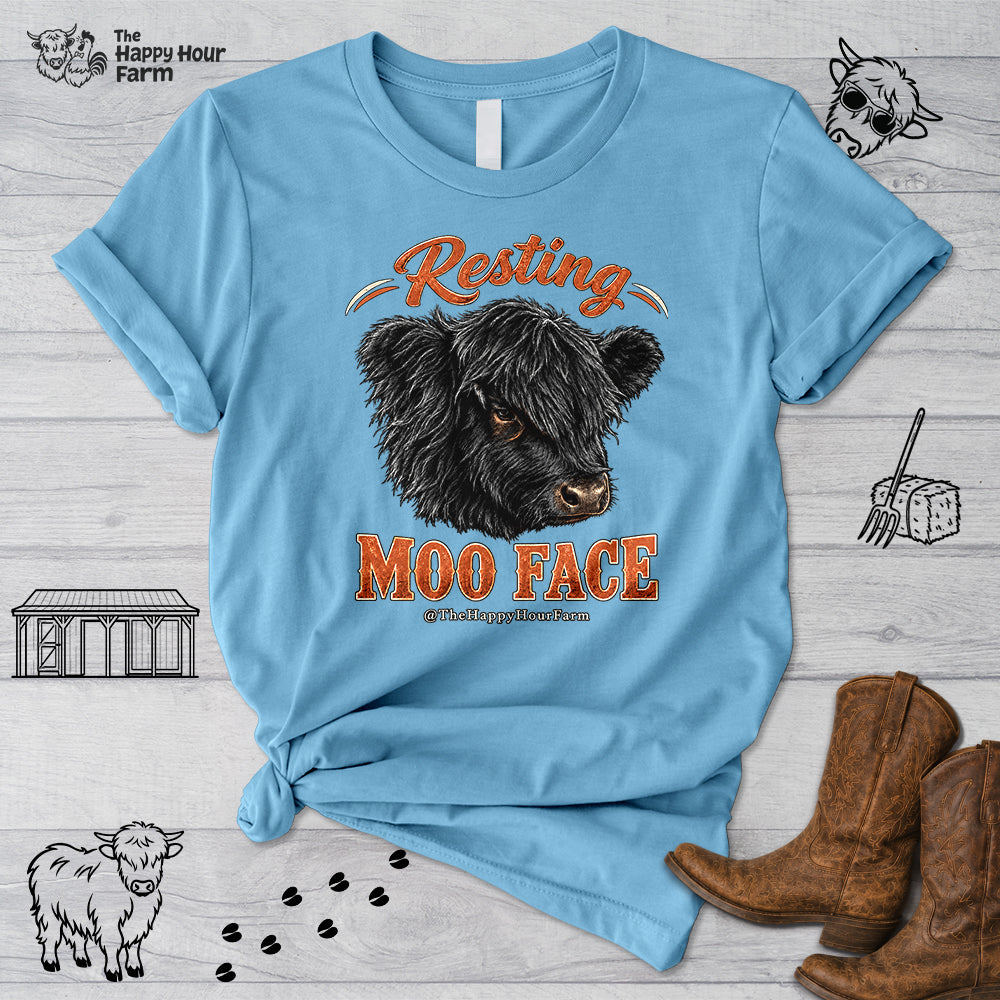 Resting MOO FACE Unisex Tee